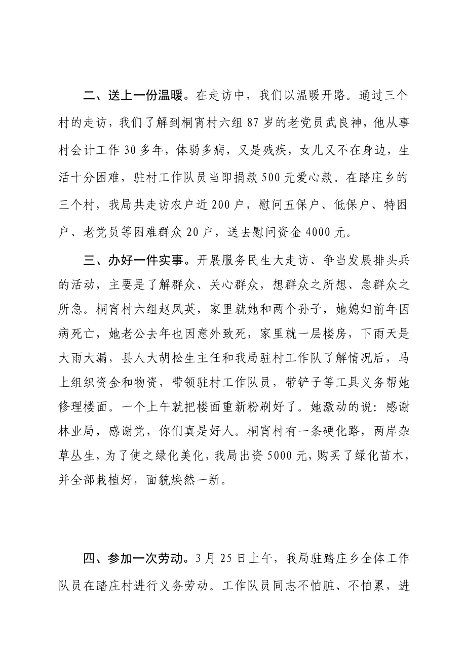 驻村服务民生大走访情况总结.doc_第2页