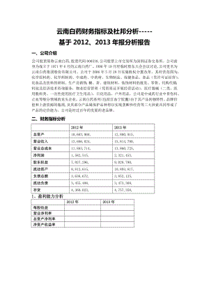 财务指标及杜邦分析-基于-的财务案例分析报告.docx