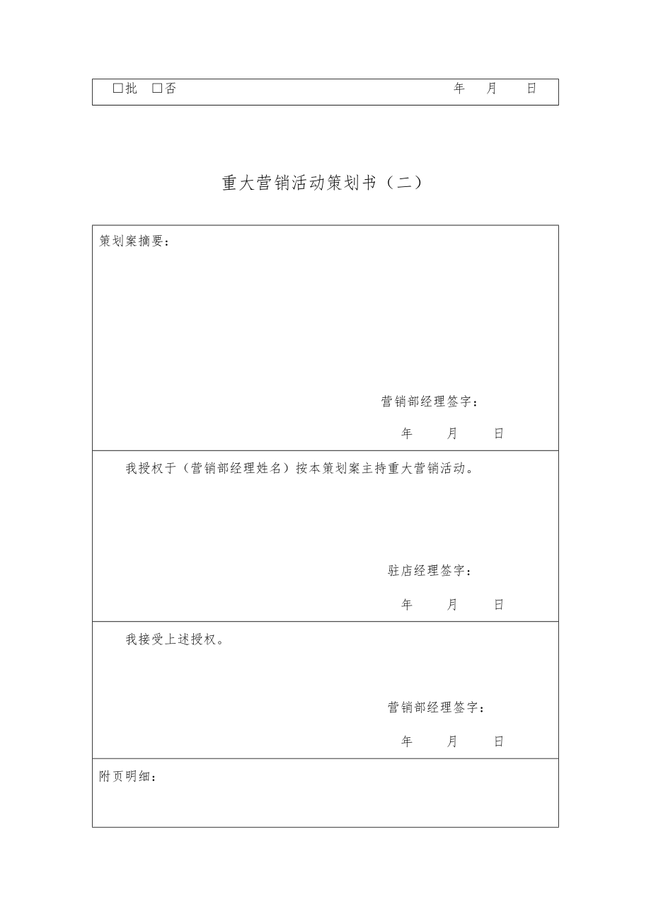 营销部常用表格模板.doc_第2页