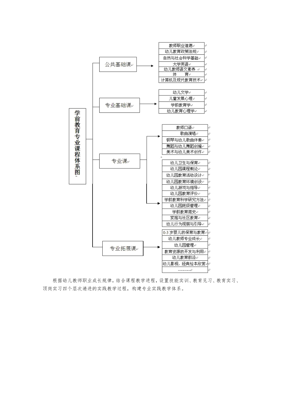 高职院校学前教育专业教学标准归纳.doc_第3页