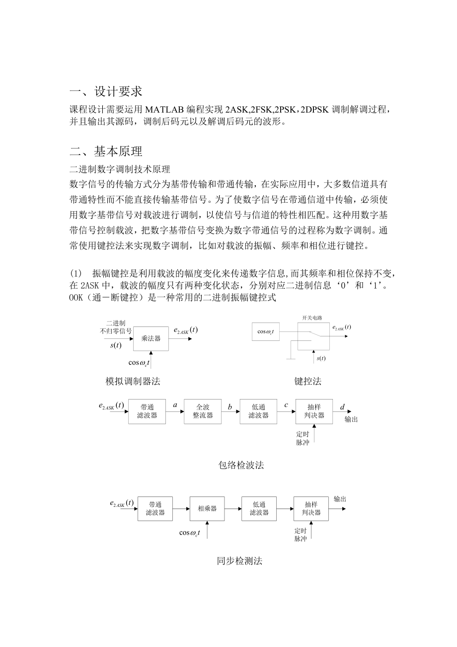 通信原理matlab课程设计(南昌大学)概要.doc_第2页