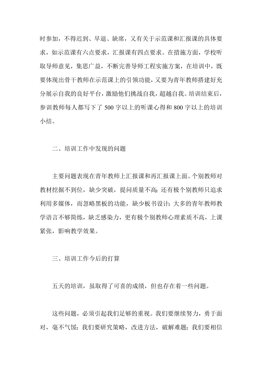 青教师暑期培训总结.doc_第3页