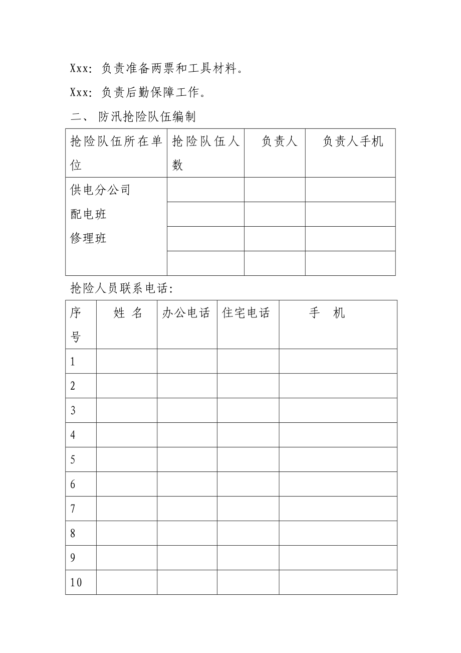 供电分公司防汛抢险方案.doc_第2页