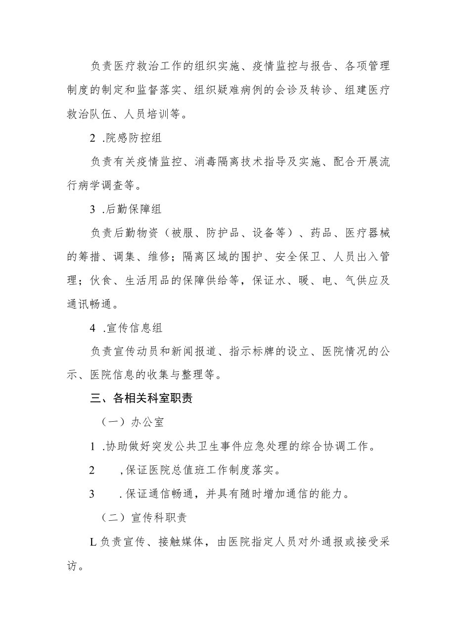 医院突发公共卫生事件应急处置预案.docx_第2页