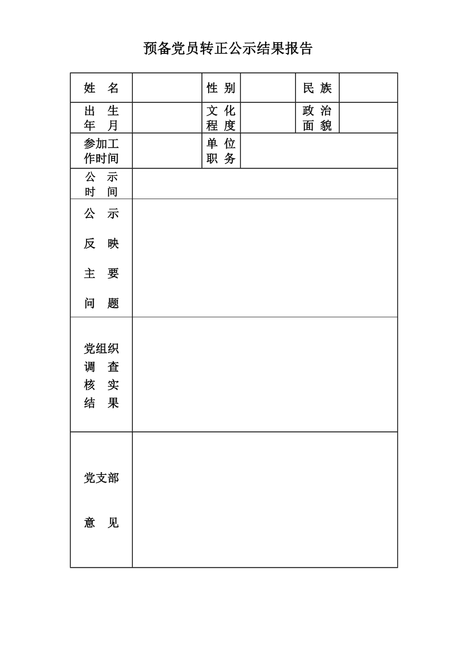 预备党员转正公示及公示结果报告.doc_第2页