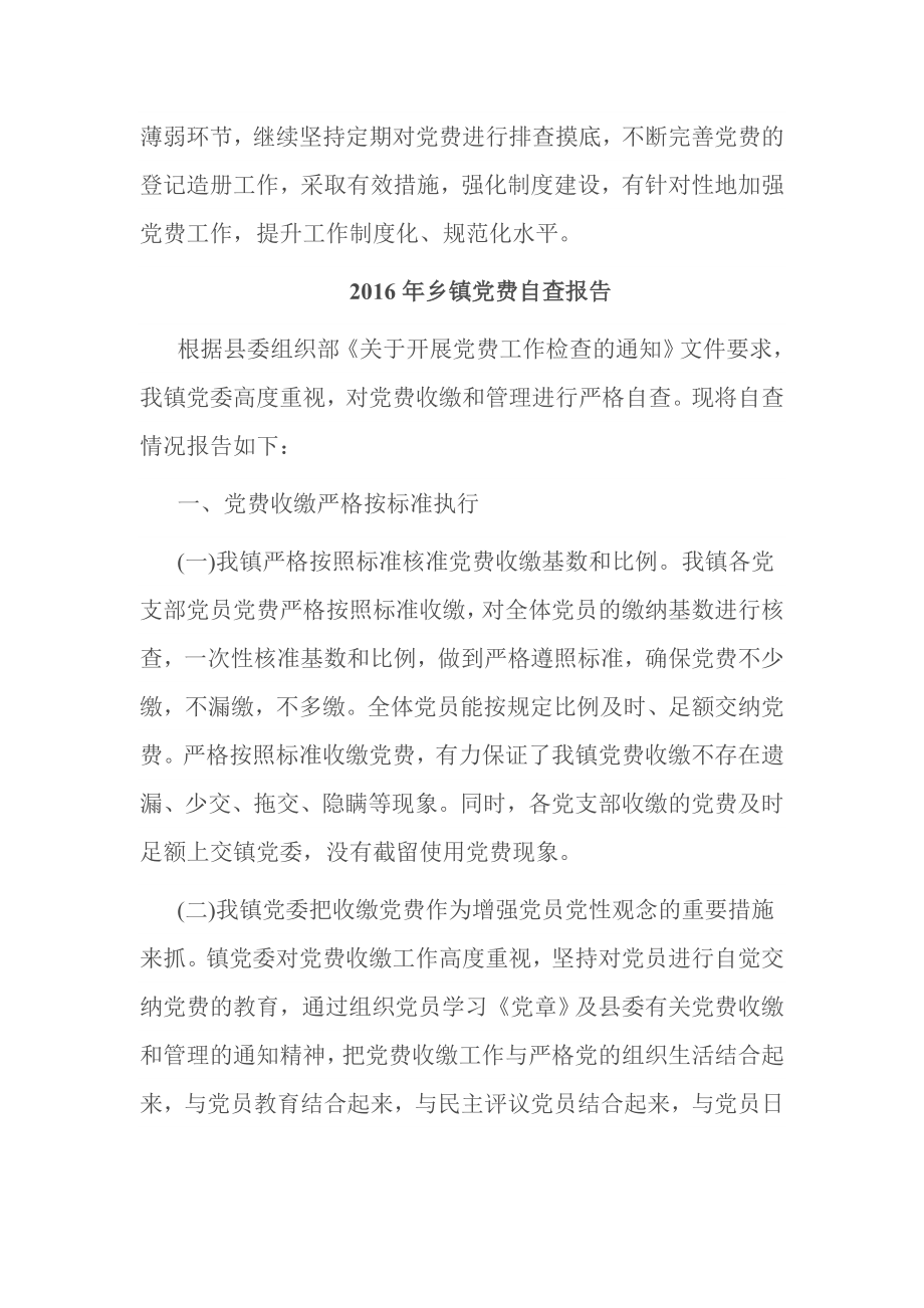 乡镇党费自查报告.doc_第2页