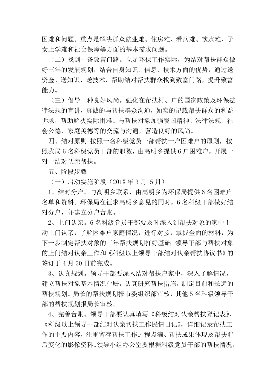 科级领导干部一对一结对认亲帮扶工作实施方案.doc_第2页