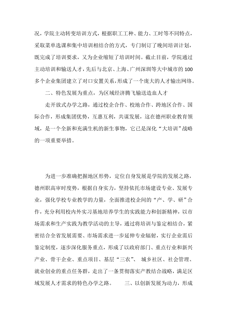 职业技术学院助力县域现代产业体系建设汇报总结.doc_第2页