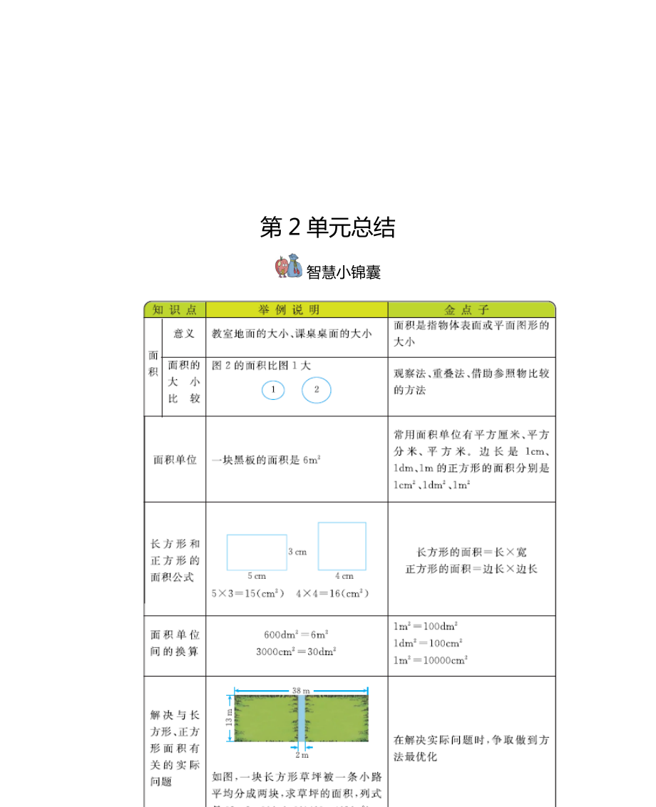 西师大版三年级数学下册全册知识点汇总清单.docx_第3页