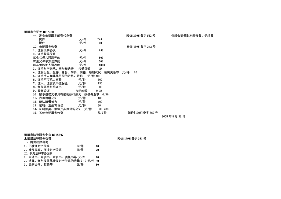 莆田市公证处B01SF01.doc_第1页