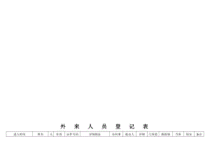 保安工作表格大全汇总[宝典].doc