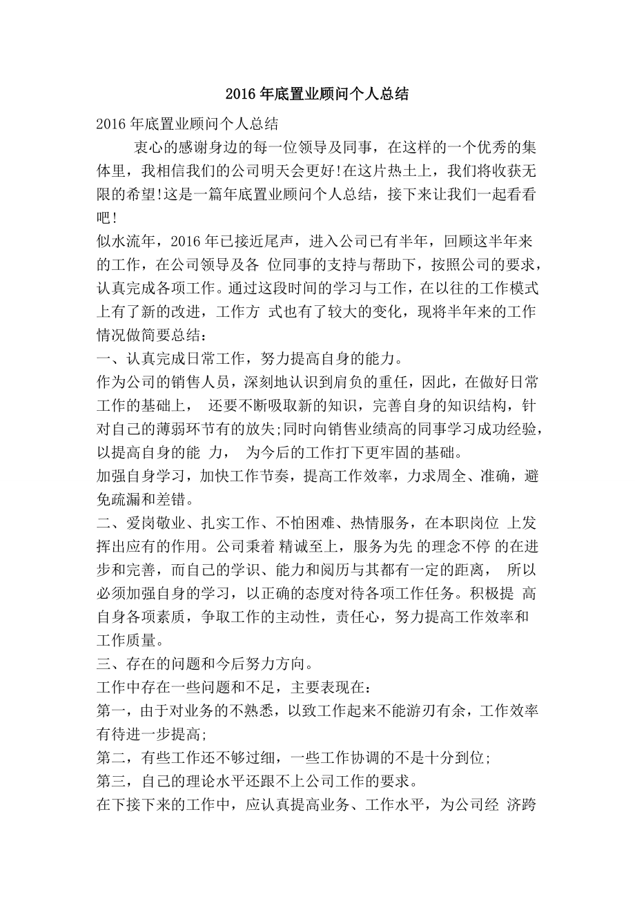 底置业顾问个人总结.doc_第1页