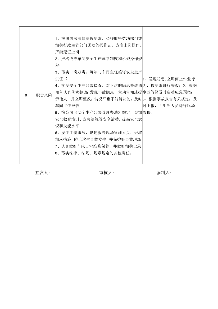 56生产车间车工岗位安全说明书.docx_第3页