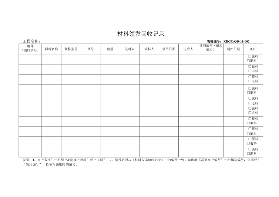 27.-40施工现场管理记录表格（2021年报特检院版）.docx_第2页