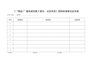 “物业+”服务规范 第2部分：社区养老.docx