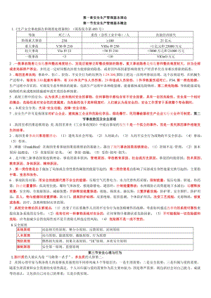 2022年注安《安全管理》考前十页纸.docx