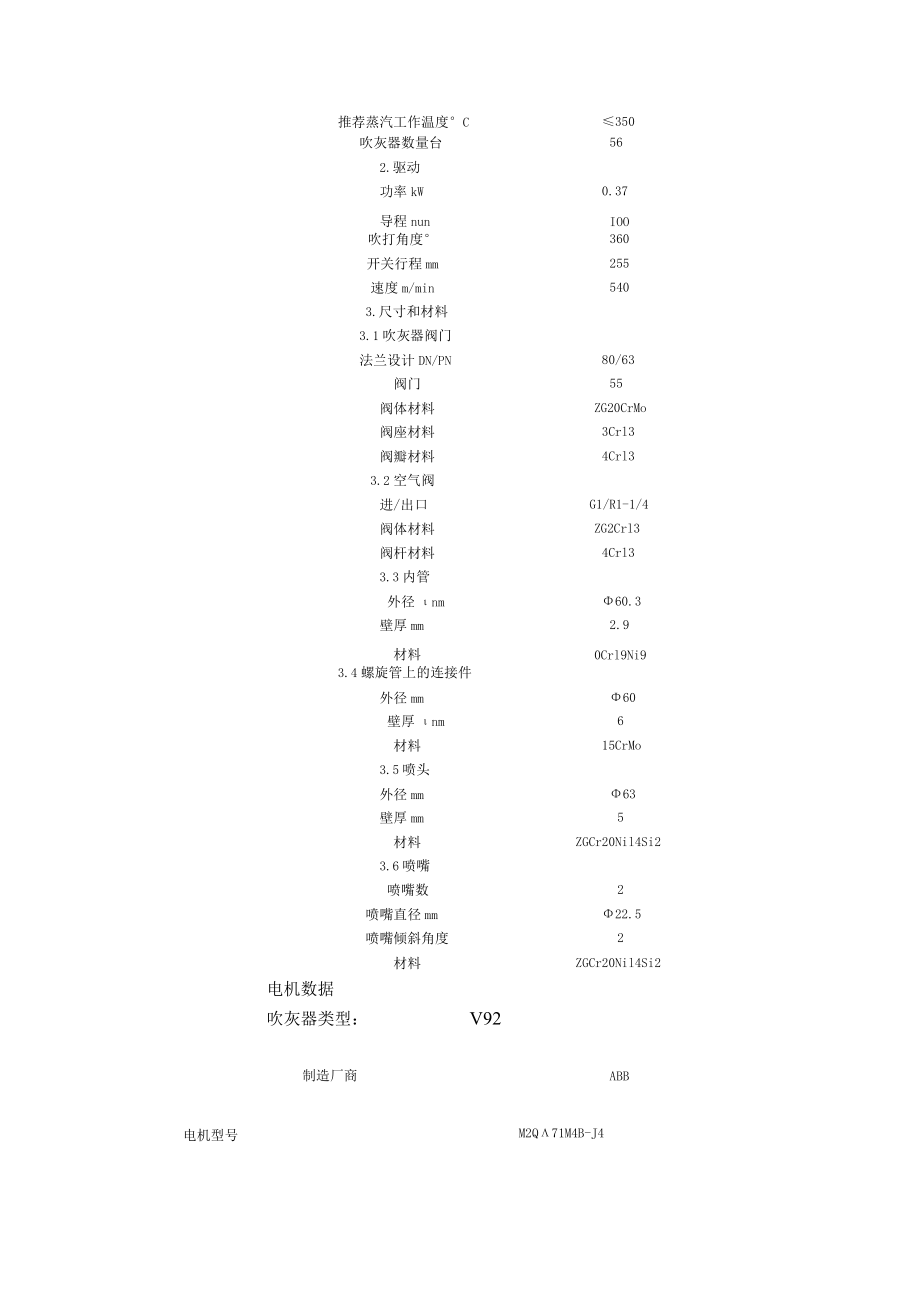 V92型炉膛吹灰器检修手册标准规程检修工艺及质量标准.docx_第2页