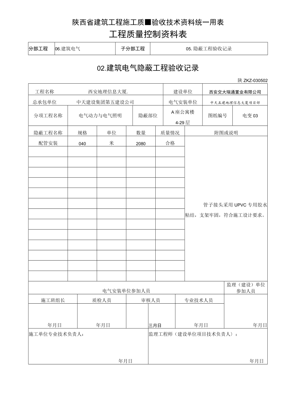 C3024 建筑电气隐蔽工程验收记录.docx_第3页