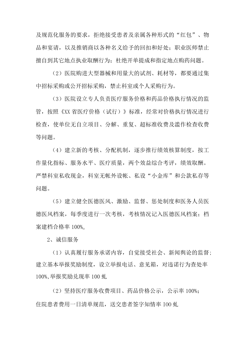 2023年乡镇医院医德医风建设实施方案 （汇编2份）.docx_第2页