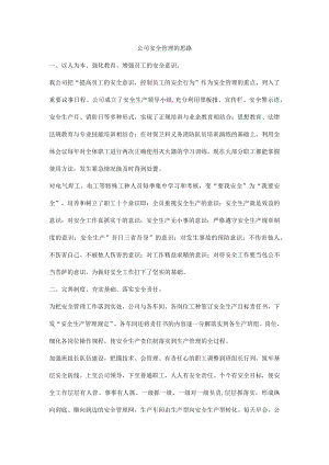 公司安全管理的思路.docx