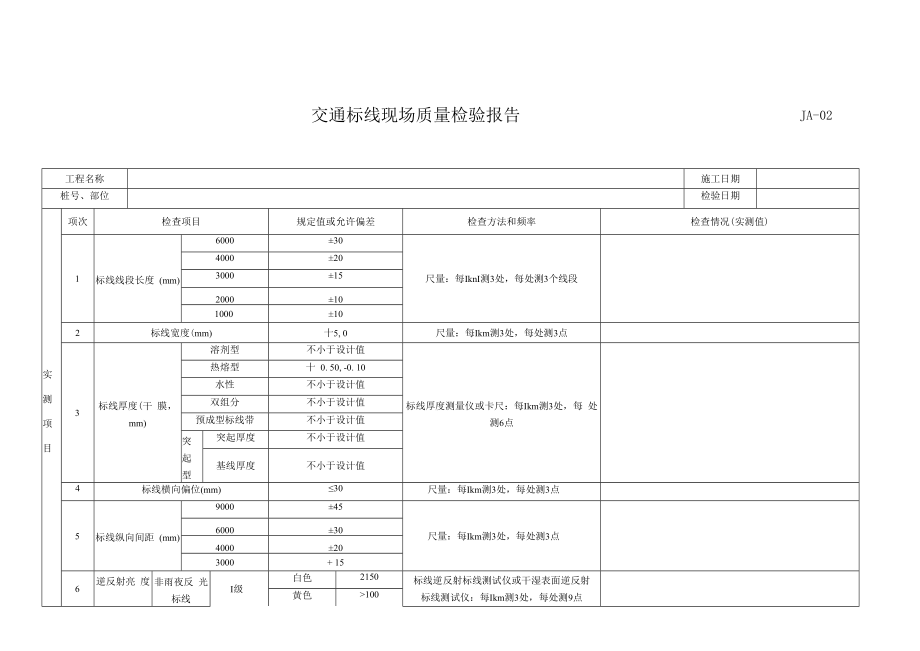 交通安全设施检表JA01-013.docx_第3页