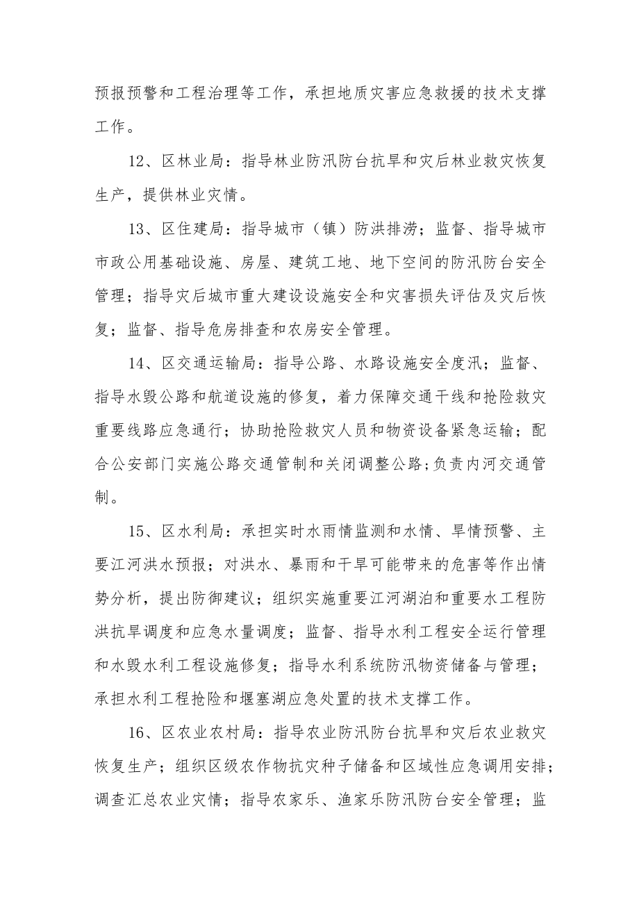 区防指组织机构和成员单位职责分工.docx_第3页