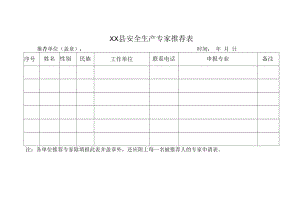 专家推荐表（参考模板）.docx