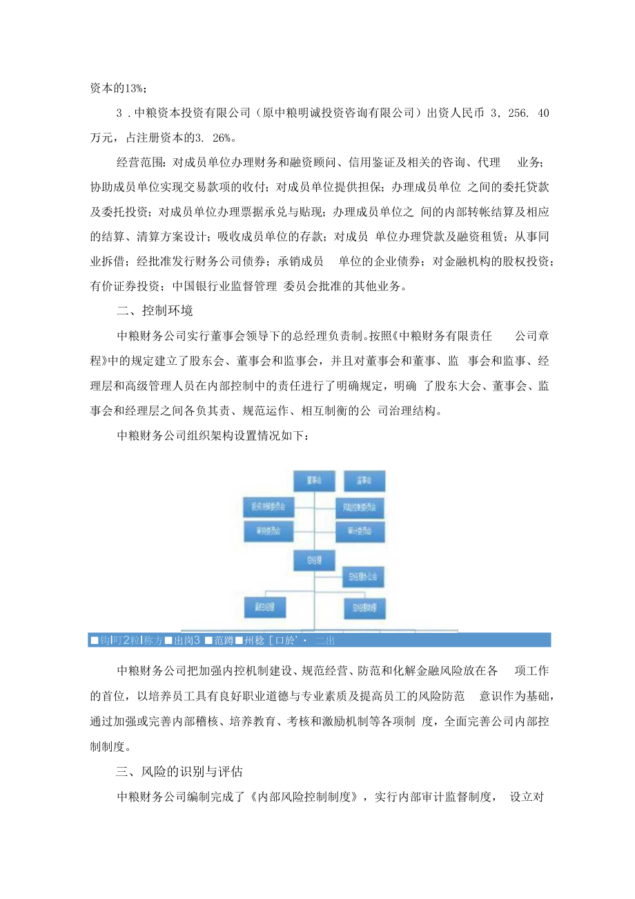 中粮科技：关于公司与中粮财务有限责任公司关联存、贷款等金融业务风险评估报告.docx_第2页