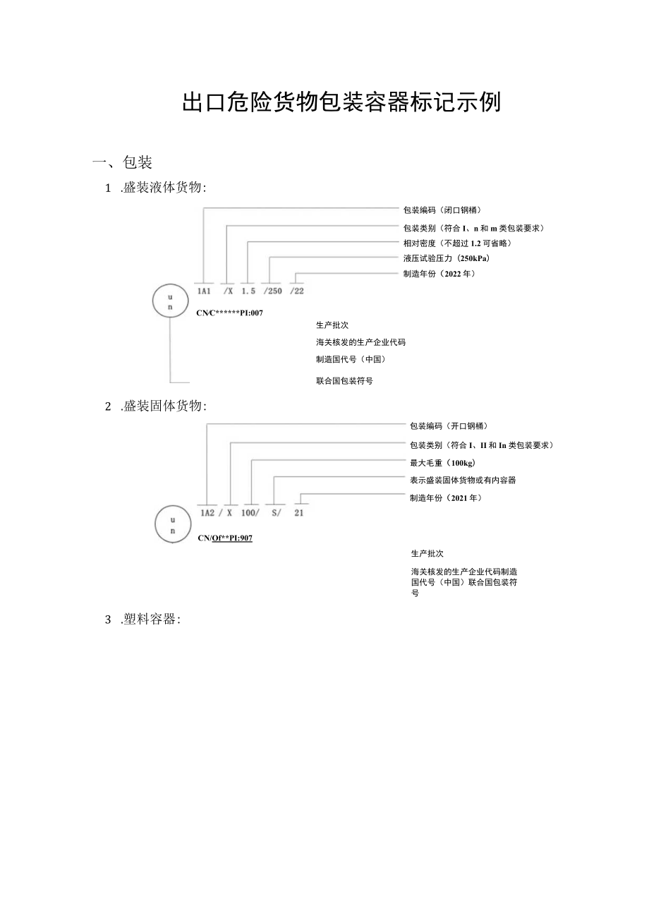 出口危险货物包装容器标记示例.docx_第1页