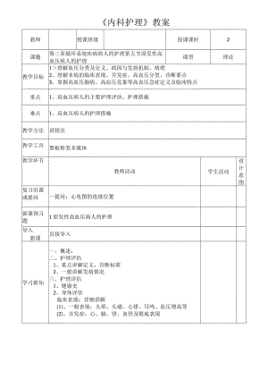 原发性高血压病人的护理教案.docx