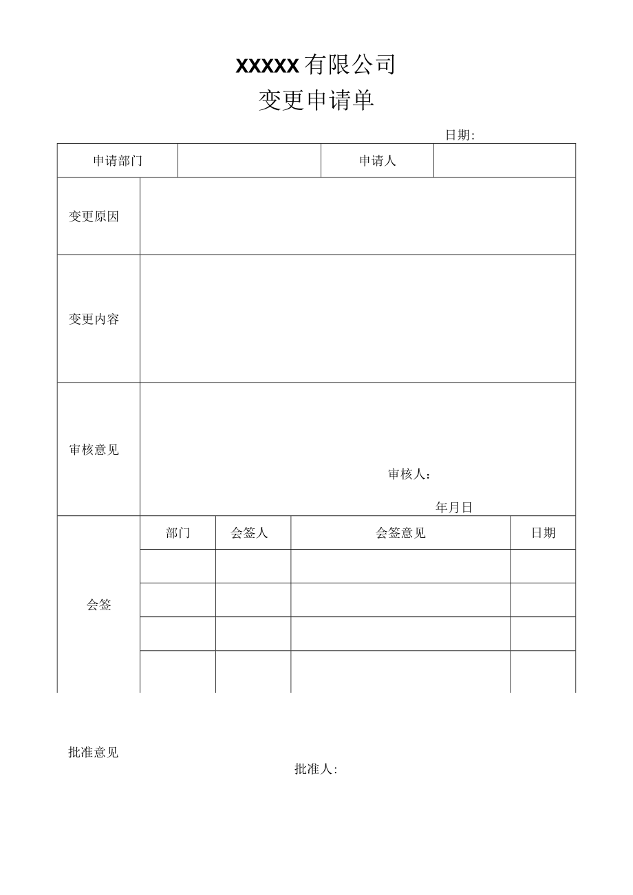 变更申请单(空白表）.docx_第1页