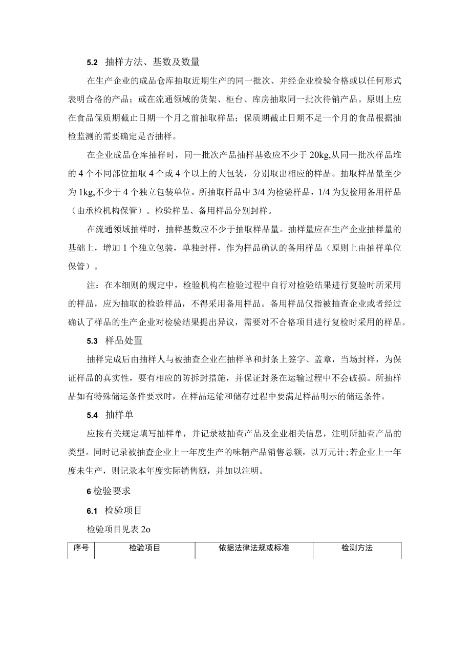 味精安全监督抽检和风险监测细则.docx_第3页