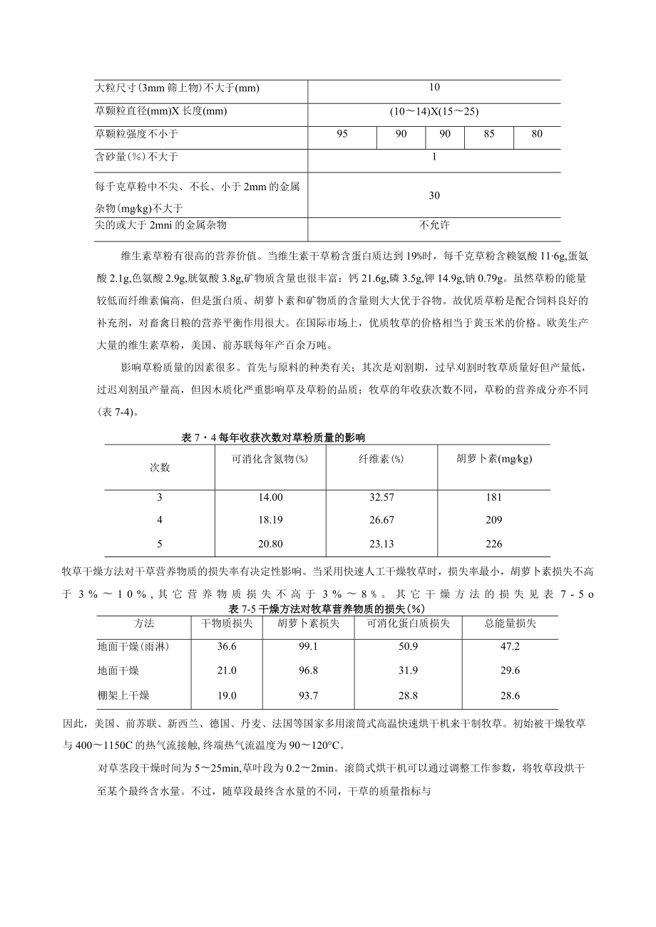 动物养殖草粉的生产与应用及质量评定.docx_第2页