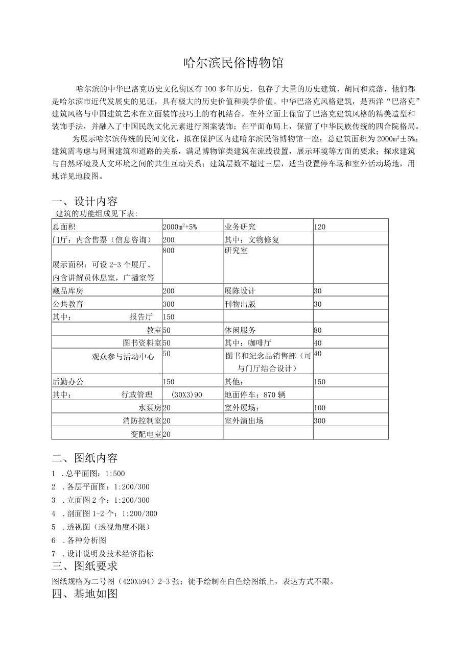 哈尔滨民俗博物馆快速设计.docx_第1页