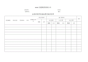 合同新增单价措施费用核算清单.docx