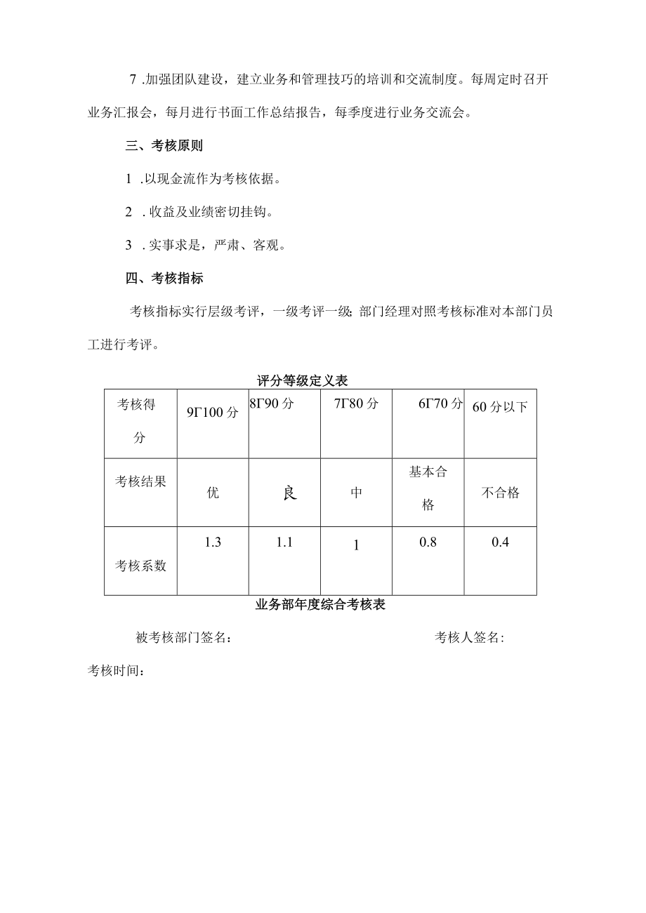 外贸业务人员绩效考核方案或提成机制.docx_第2页