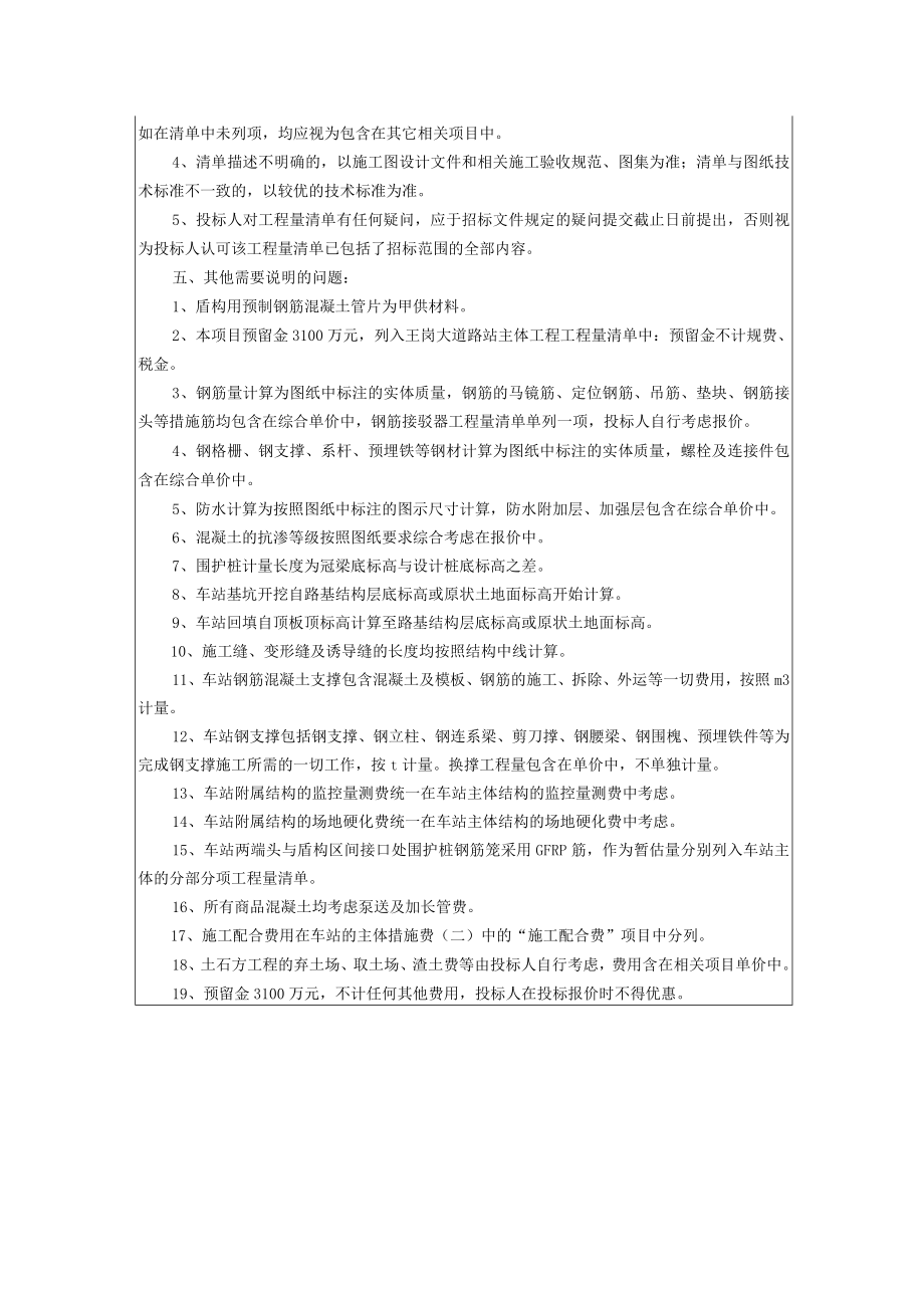 合肥市轨道交通2号线清单编制说明.docx_第2页