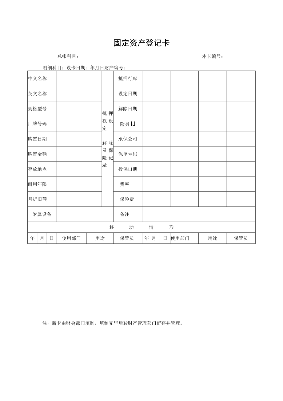 固定资产登记卡.docx_第1页