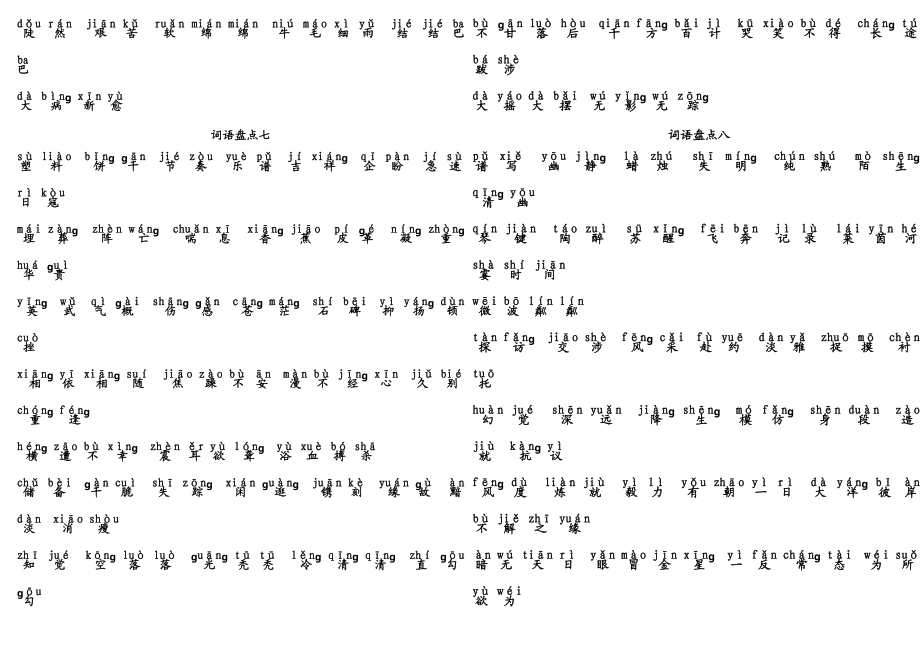 六年级语文上册词语盘点(带拼音).doc_第3页