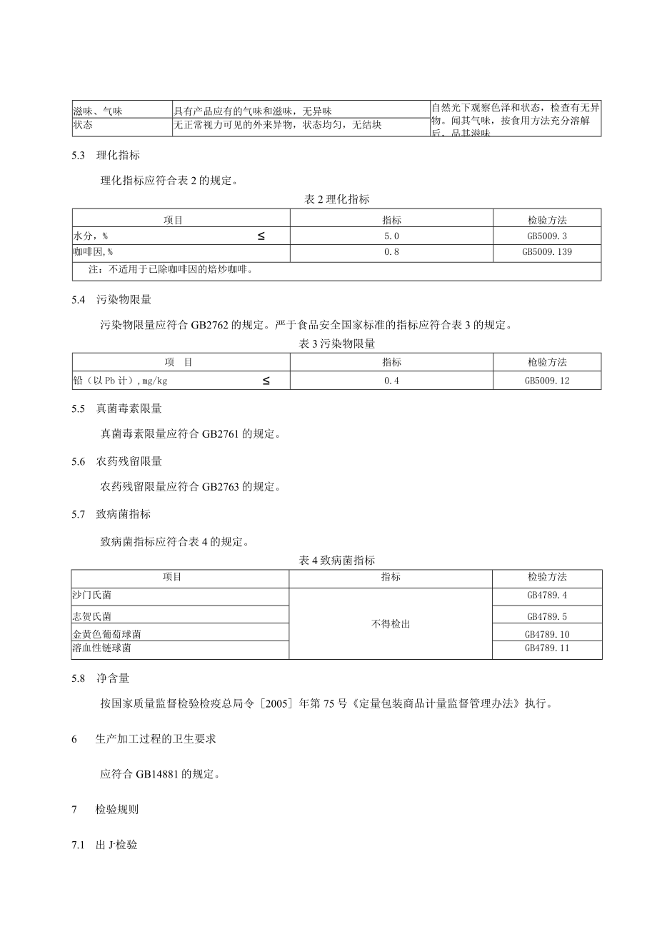 圣唐 焙炒咖啡企业标准.docx_第3页