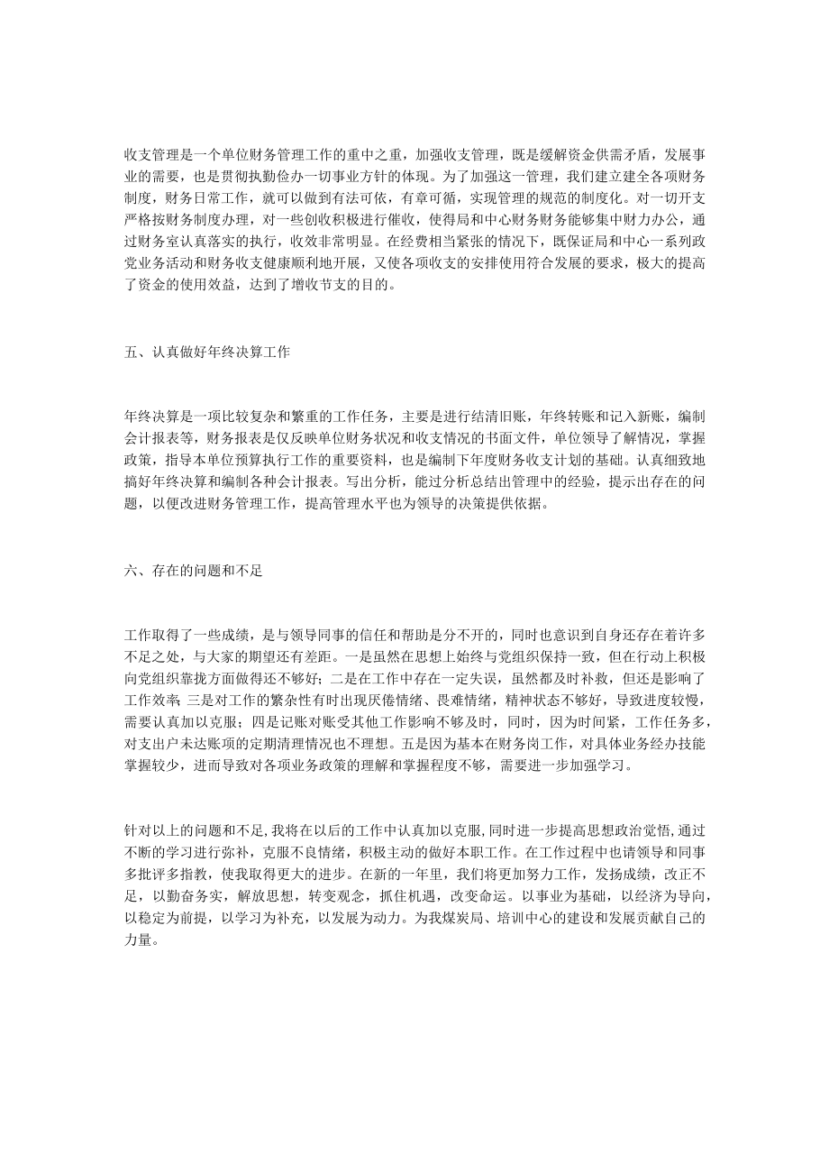 会计工作总结范文报告.docx_第2页