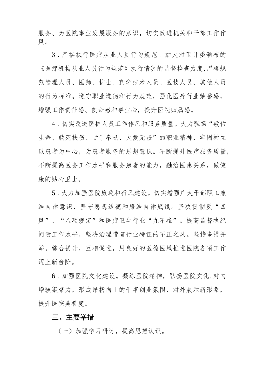 医德医风专项整治活动方案七篇.docx_第2页