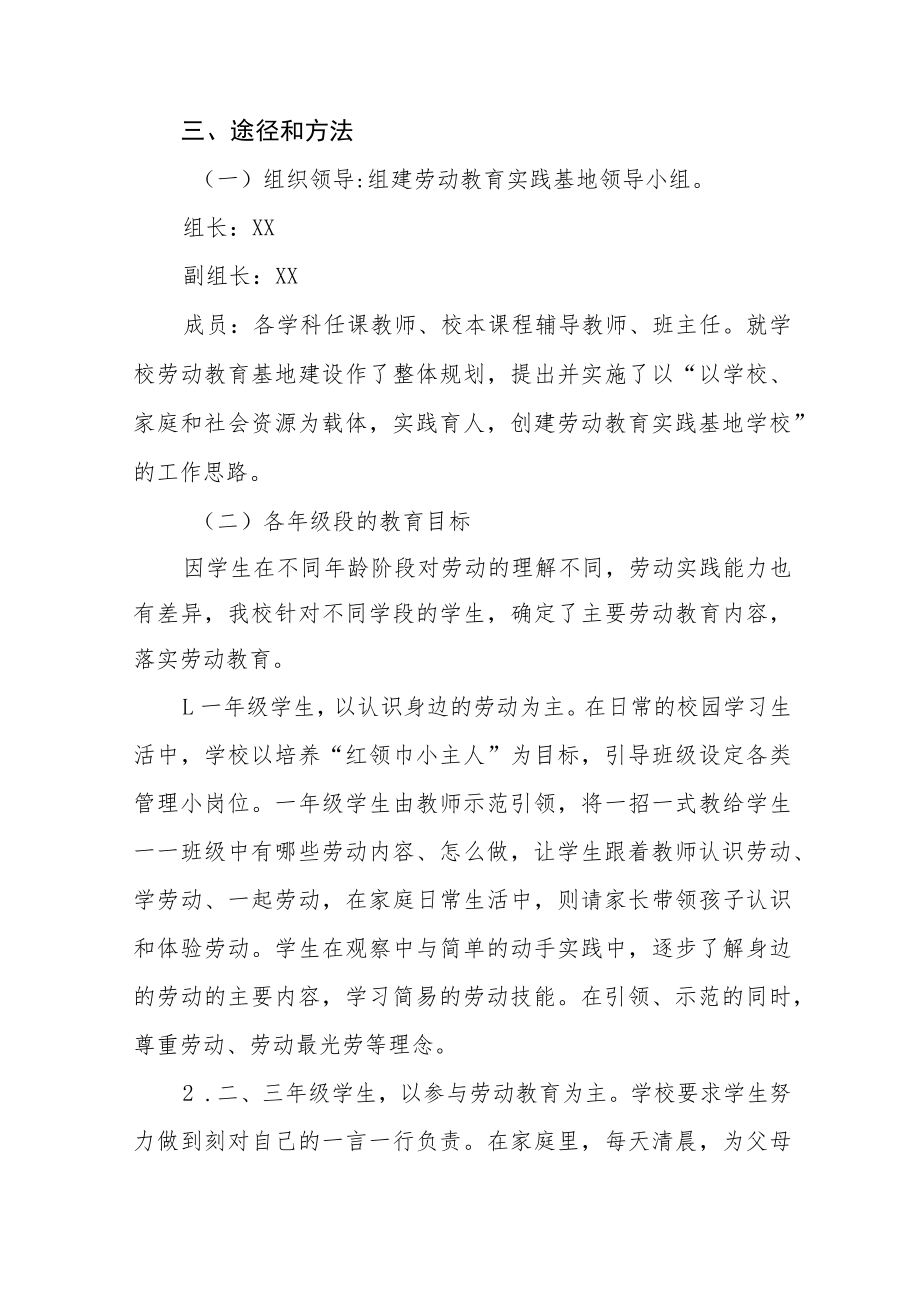 小学劳动教育实施方案范本八篇.docx_第2页