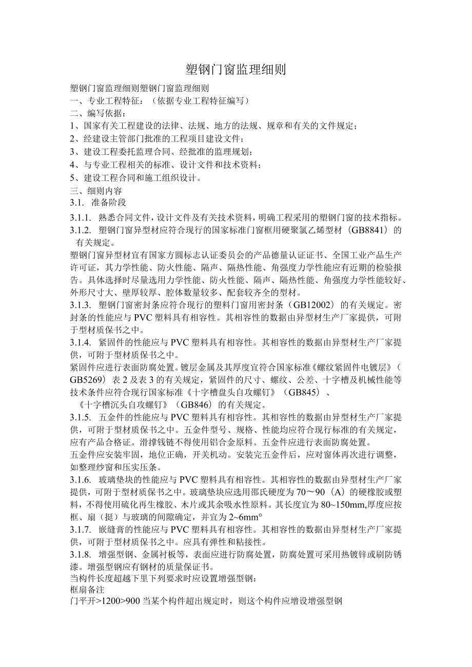 塑钢门窗监理细则.docx_第1页