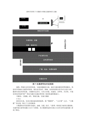 新时代背景下大数据与智能交通的相互交融+城市交通大数据融合分析在交通控制系统中的应用.docx