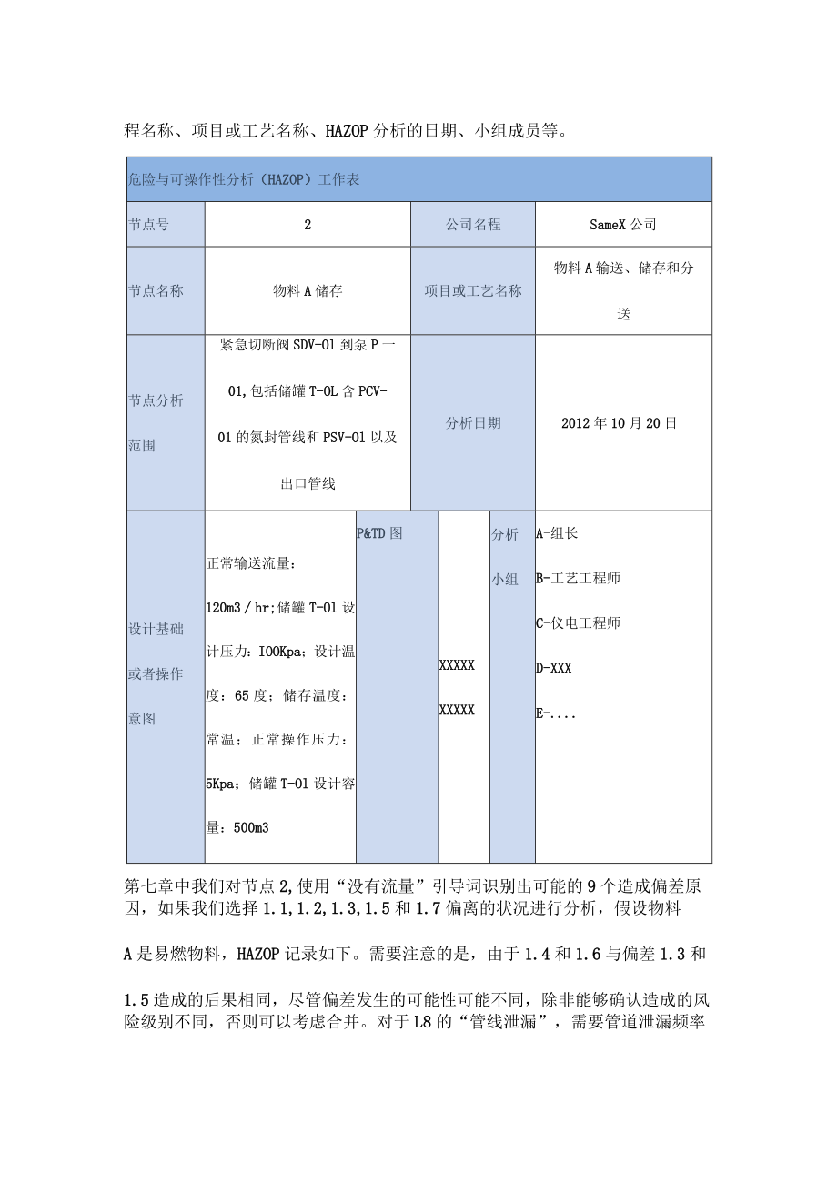 如何进行高质量危险与可操作性（HAZOP）分析技巧（八）-记录HAZOP分析结果.docx_第3页