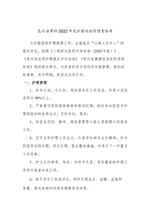 急诊医学科室护士长目标责任书.docx