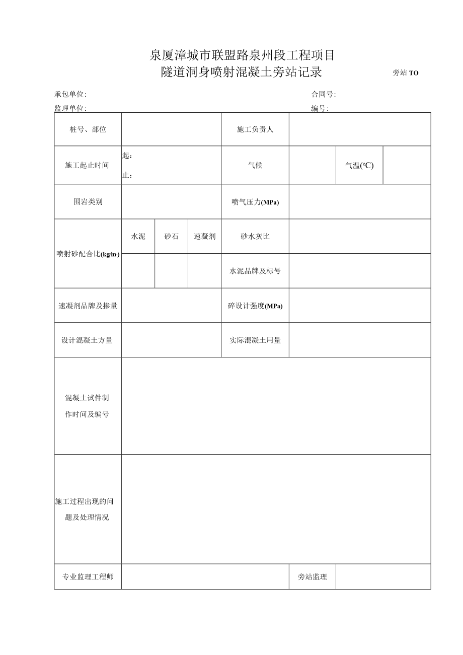 旁站10-隧道洞身喷射混凝土旁站记录.docx_第1页