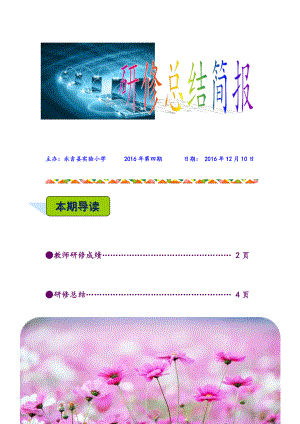 教师发展学校总结简报.docx