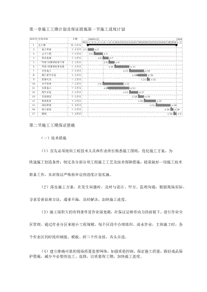 施工工期计划及保证措施.docx